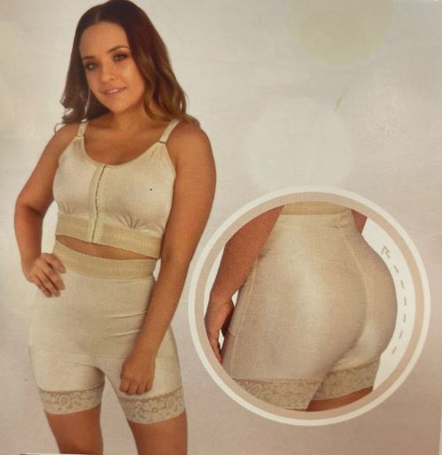 SHORT CONTROL DE ABDOMEN DE CINTURA ALTA 